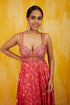 Marigold Zigzag Strappy Gown